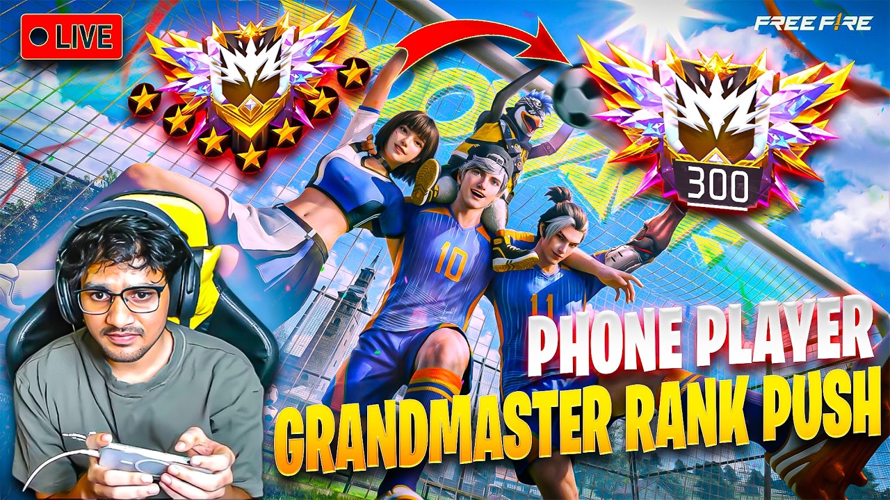 🔴 LIVE | Top 1 Grandmaster Push 🔥 | Free Fire Shorts Live #shorts #shortslive  #freefire