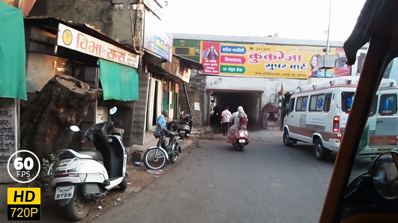 Streets of Bhusaval | Bhusaval City Tour | 720p 60 fps
