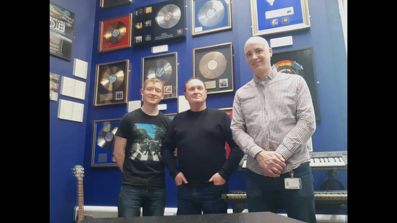 Martin Kinch at The Richard Tandy Production Suite & talks to Matthew O'Malley & Peter Newton | ELO