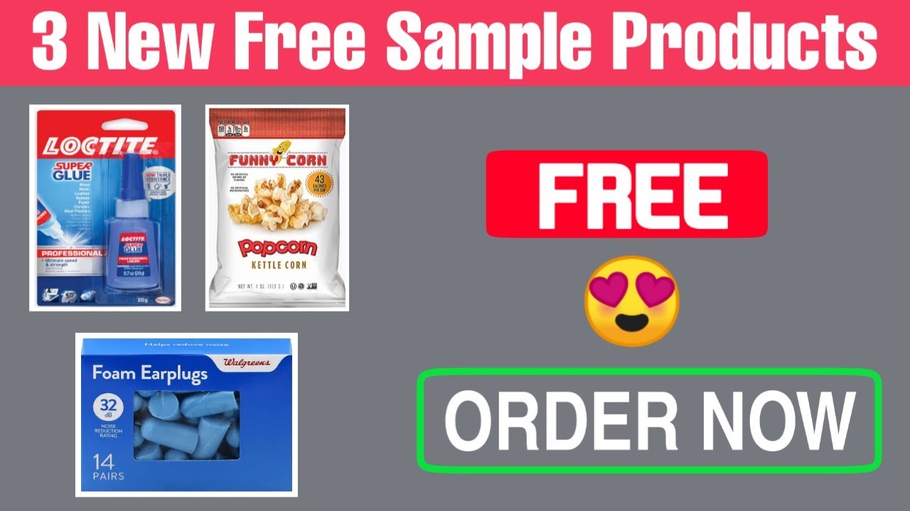 3 New Free Sample Products | Order Now For Free | Free earning tech
