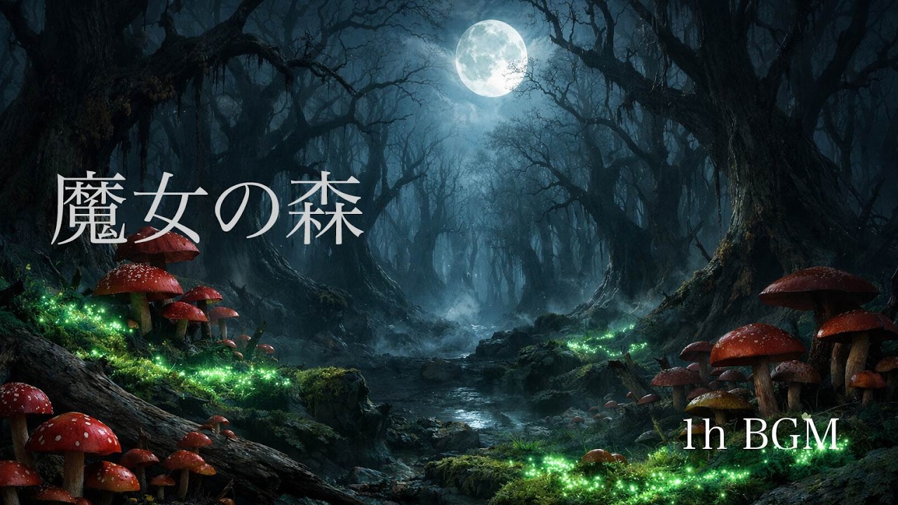 【作業用・勉強用・睡眠用BGM】静かな夜、魔女の森へ〜beautiful and mystical songs〜
