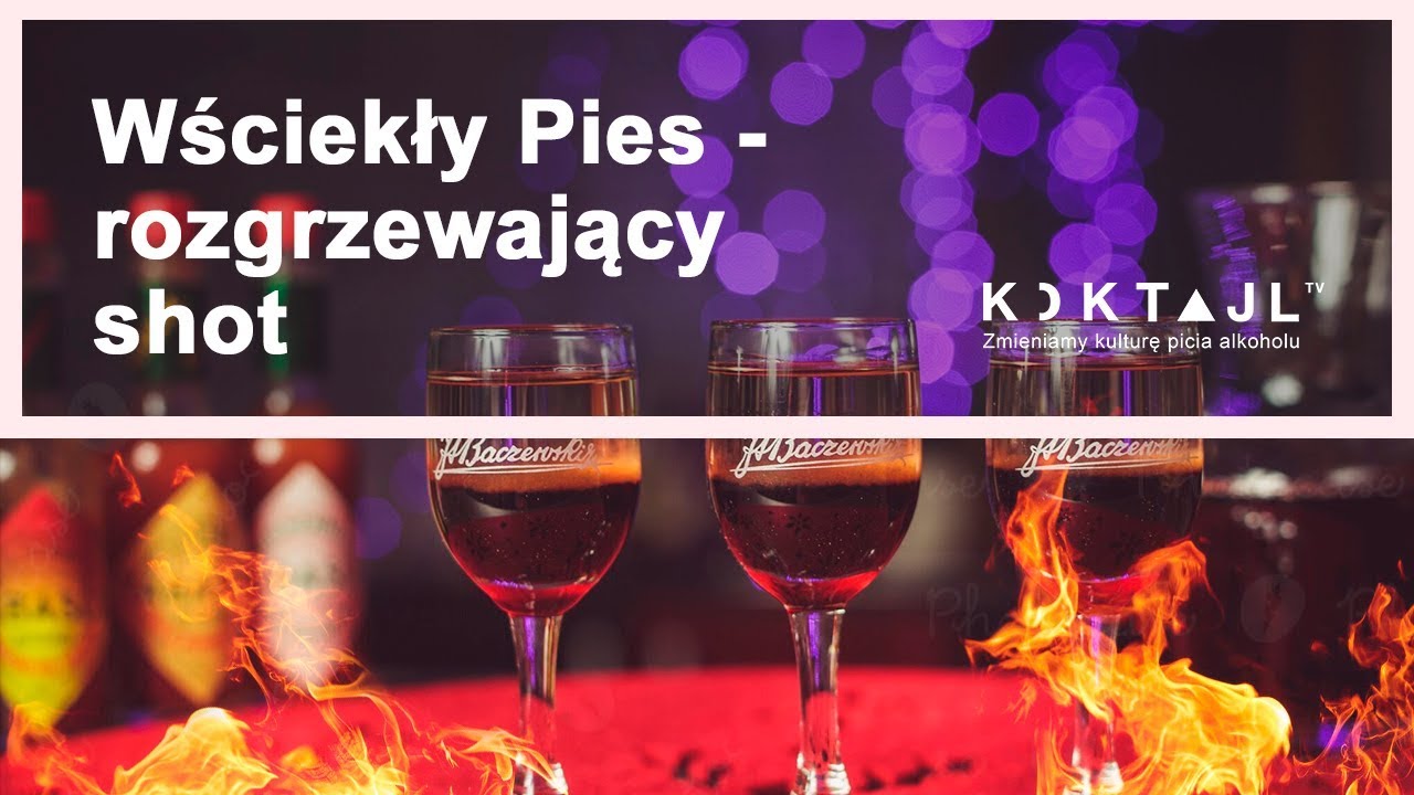 Wsciekły Pies  - shot z wódką i tabasco | www.koktajl.tv