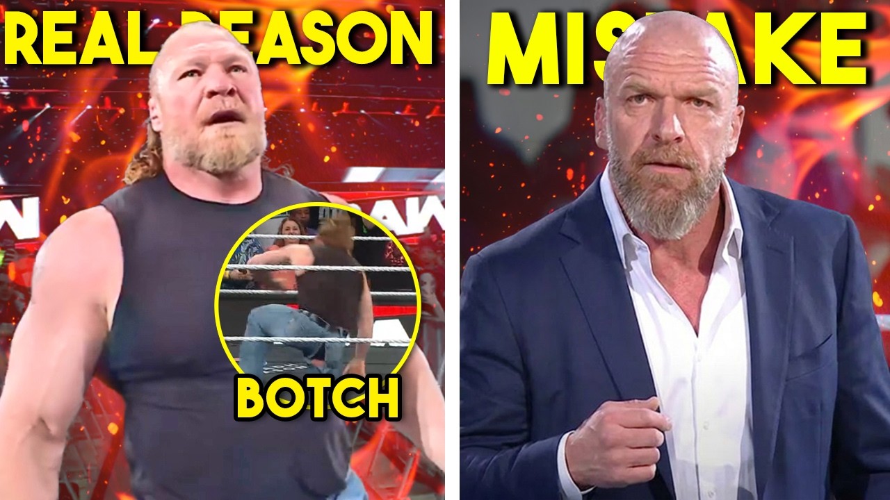 Настоящая причина, по которой Брок Леснар сфальсифицировал уход из WWE... WWE признали ошибку... ...