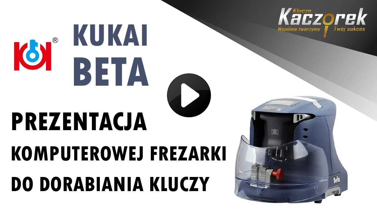 KUKAI BETA - prezentacja automatycznej frezarki do dorabiania kluczy