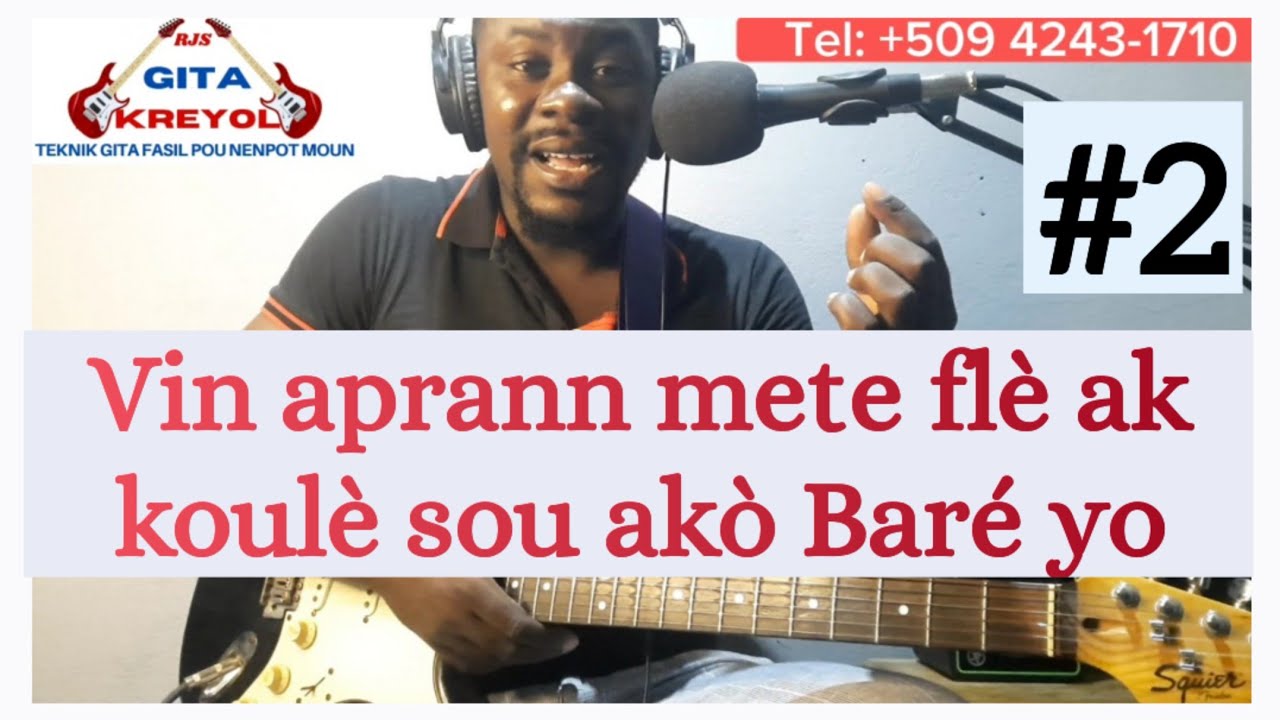 VIN APRANN KOMAN POU METE FLE AK KOULE SOU AKO BARE YO