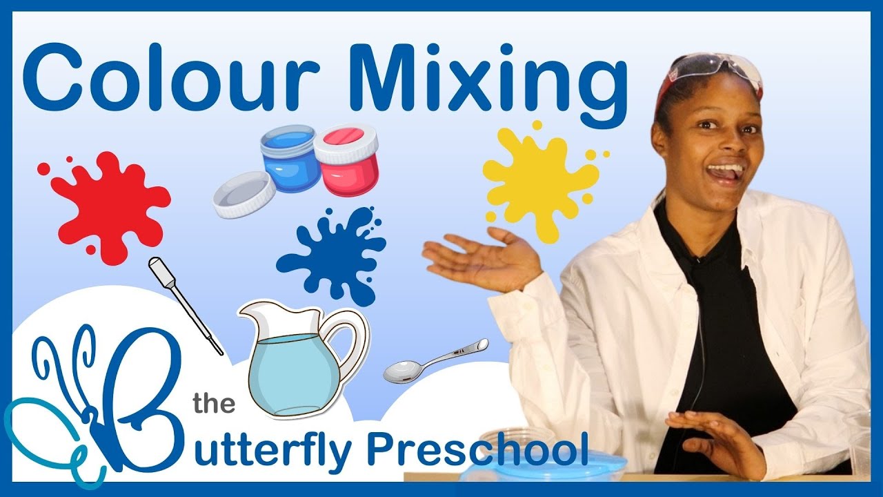 Colour Mixing  | Primary and Secondary Colours | Preschool Learning