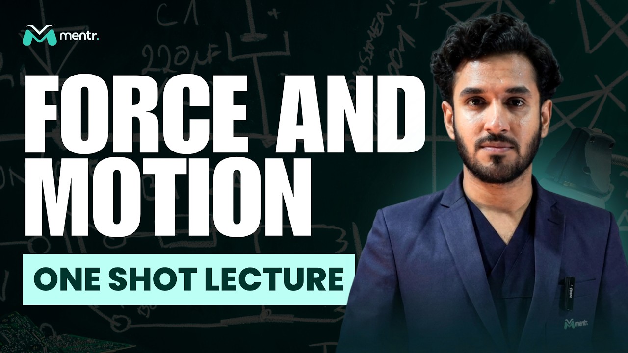 MDCAT 2026 One Shot Series | Force and Motion