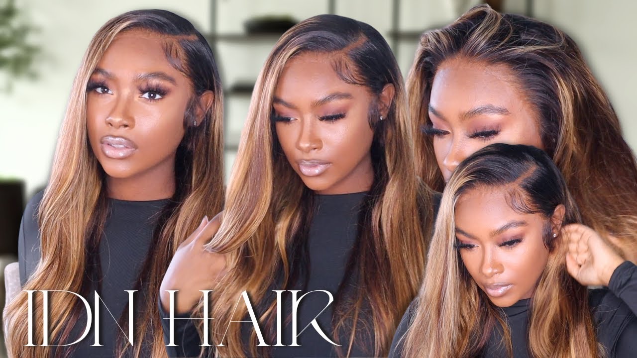 😍SuperFine SCALP-LIKE HD Lace Frontal Wig Install|Glueless Pre-highlighted Wig|IDN HAIR