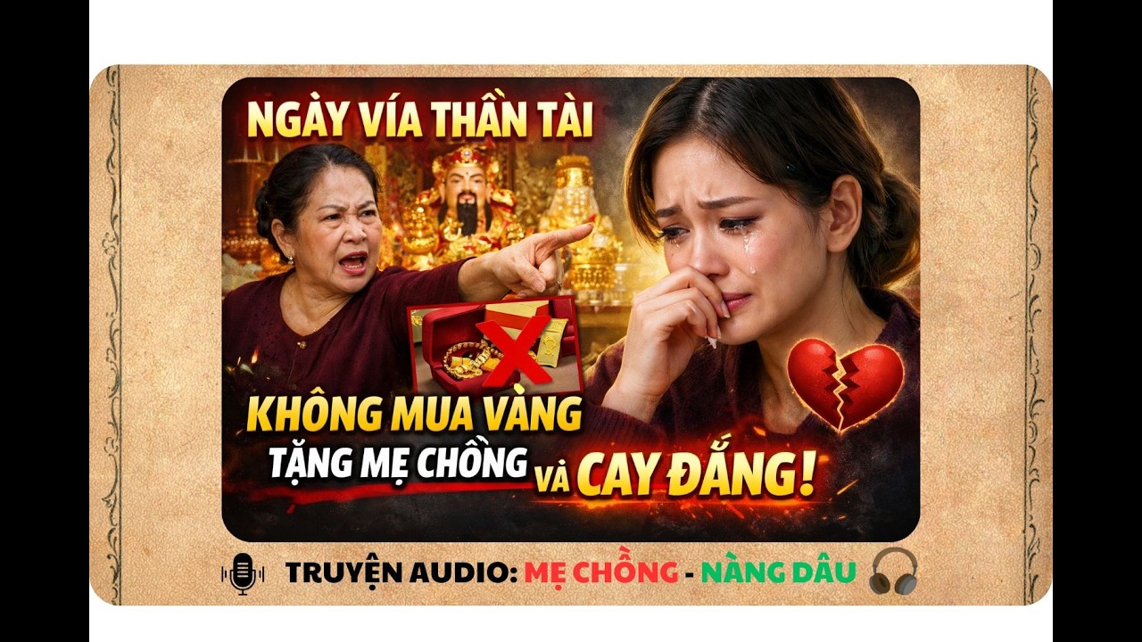 TRUYỆN AUDIO | NGÀY VÍA THẦN TÀI KHÔNG MUA VÀNG TẶNG MẸ CHỒNG Và Cái Kết KINH HOÀNG