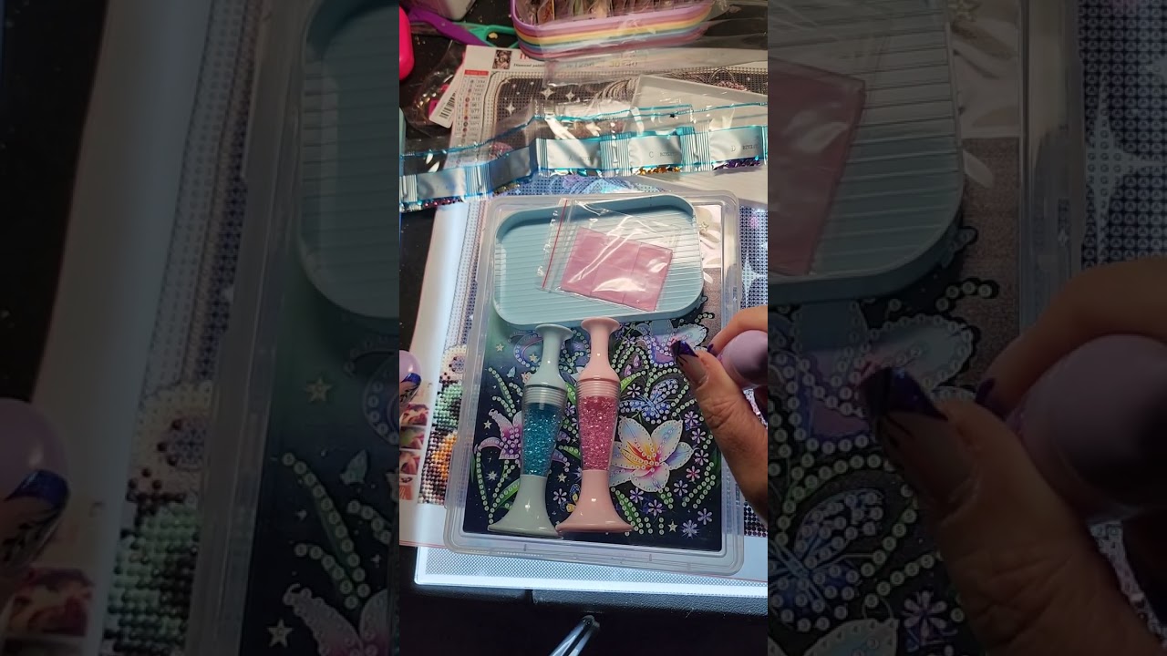 ☆Diamond painting storage box and pen's- gifts from my co-worker☆