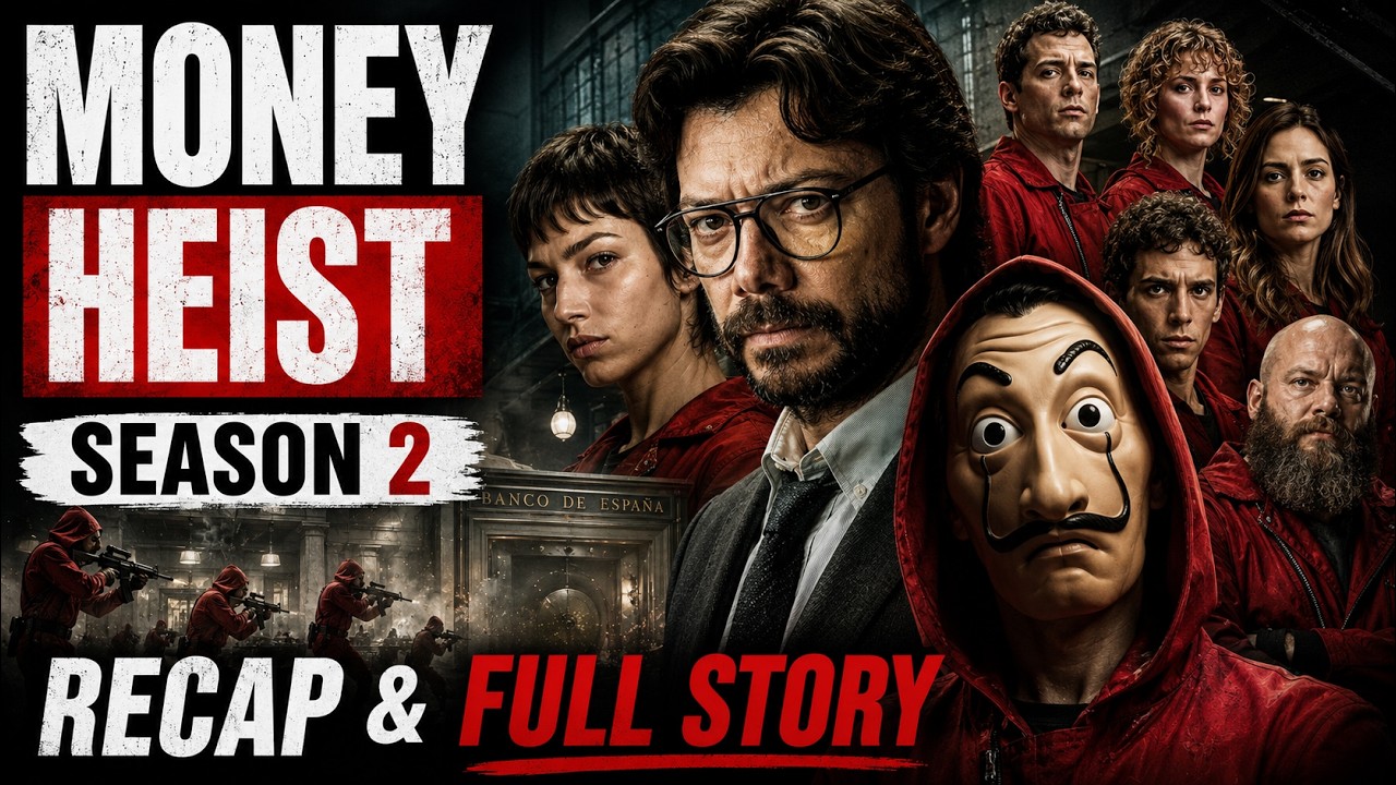 Money Heist Season 2 Bank Heist Story | Greatest Heist in History of Spain | La Casa de Papel S02