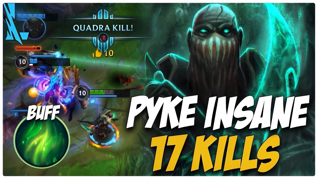 PYKE IS THE BEST CHAMPION FOR PUSH RANKED IN SEASON 9 ( BUFF ) - League of Legends: Wild Rift