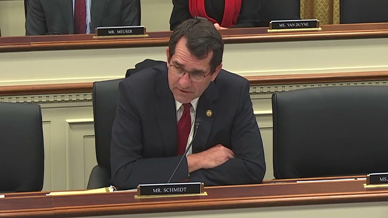 Rep. Schmidt introduces Mike Gibson in House Committee on Small Business Hearing