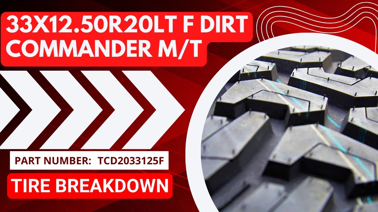 33x12.50r20 12 ply Centennial MT - Deep Breakdown Part #TCD2033125F and where to buy them!