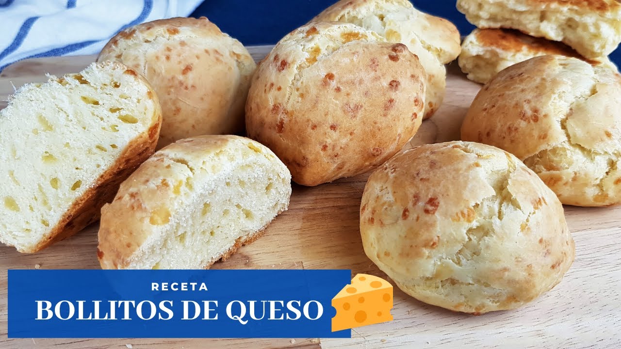 ⭐ Bollitos de QUESO para un tente-pié o merienda ⭐ Muy rápidos y fáciles.