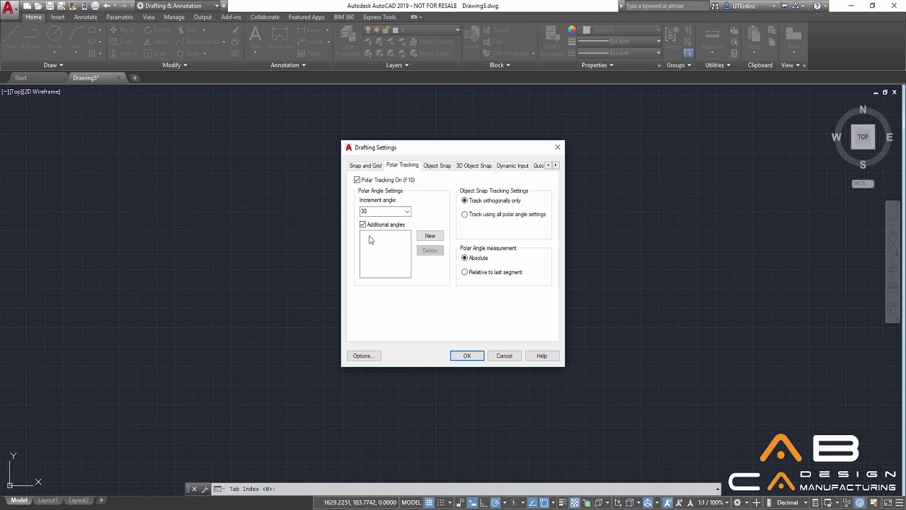 AutoCAD - Polar ve Ortho Modları