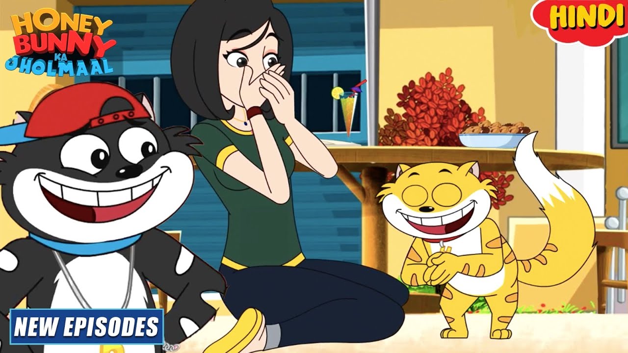 रिस्पेक्ट मोड | Honey Bunny Ka Jholmaal | Cartoon For Kids | Yo Kids Comedy | S22