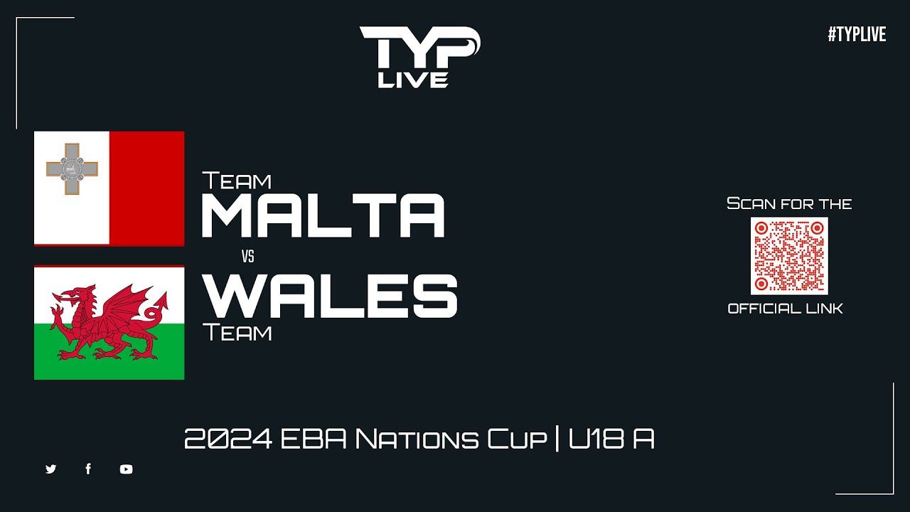 Malta v Wales | Under 18 A | 2024 EBA Nations Cup | Bridlington Spa Pool