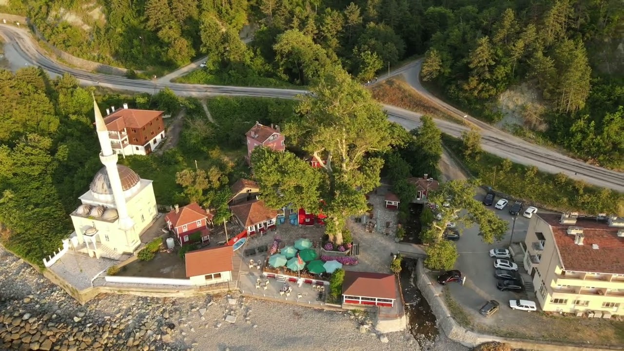 Kastamonu beldeğirmeni köyünde gün batımı