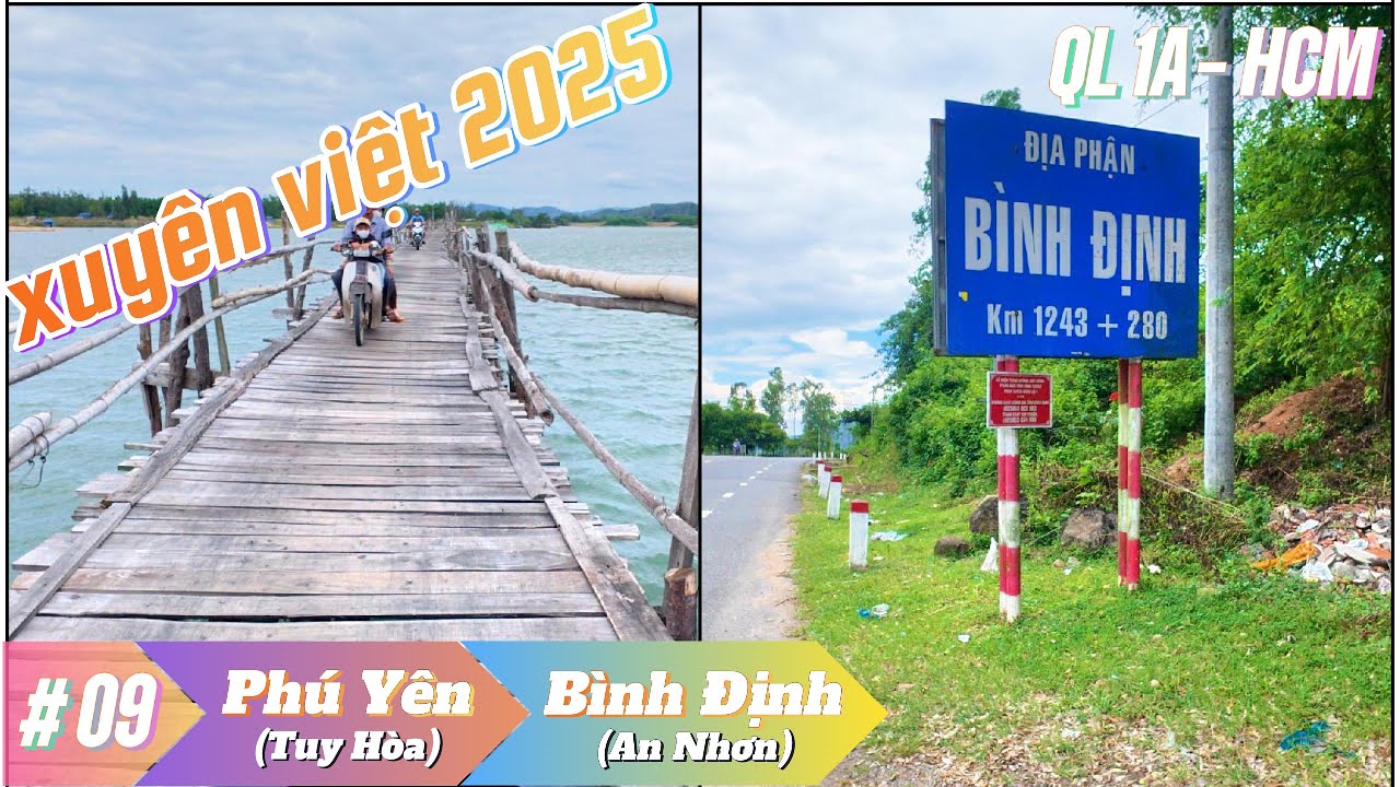 Xuyên Việt xe máy | Phần 09 | Phú Yên (Tuy Hòa) - Bình Định (An Nhơn) | 110 Km