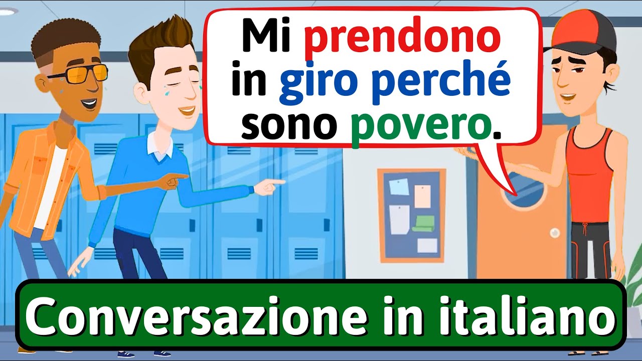 Conversazione in Italiano (Vita familiare - Cattivi amici) | Impara l'italiano - LEARN ITALIAN