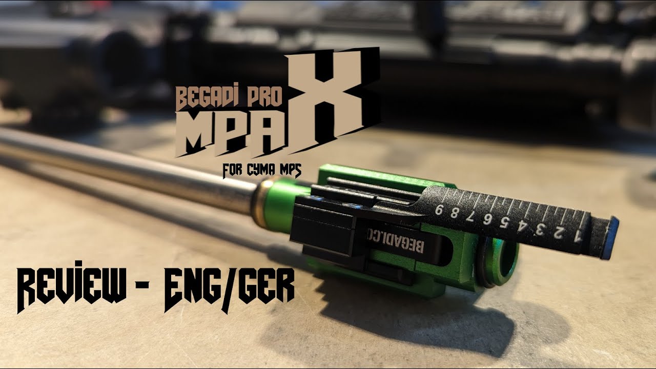 MUST HAVE for Cyma MP5s | Review Begadi Mp5 Hopup | german | english | Begadi Pro MPAX