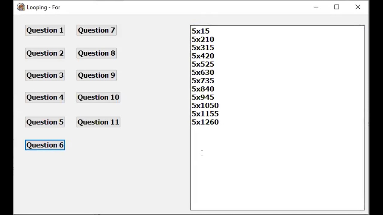 For  Loop Delphi Application 2 Grade 10 IT