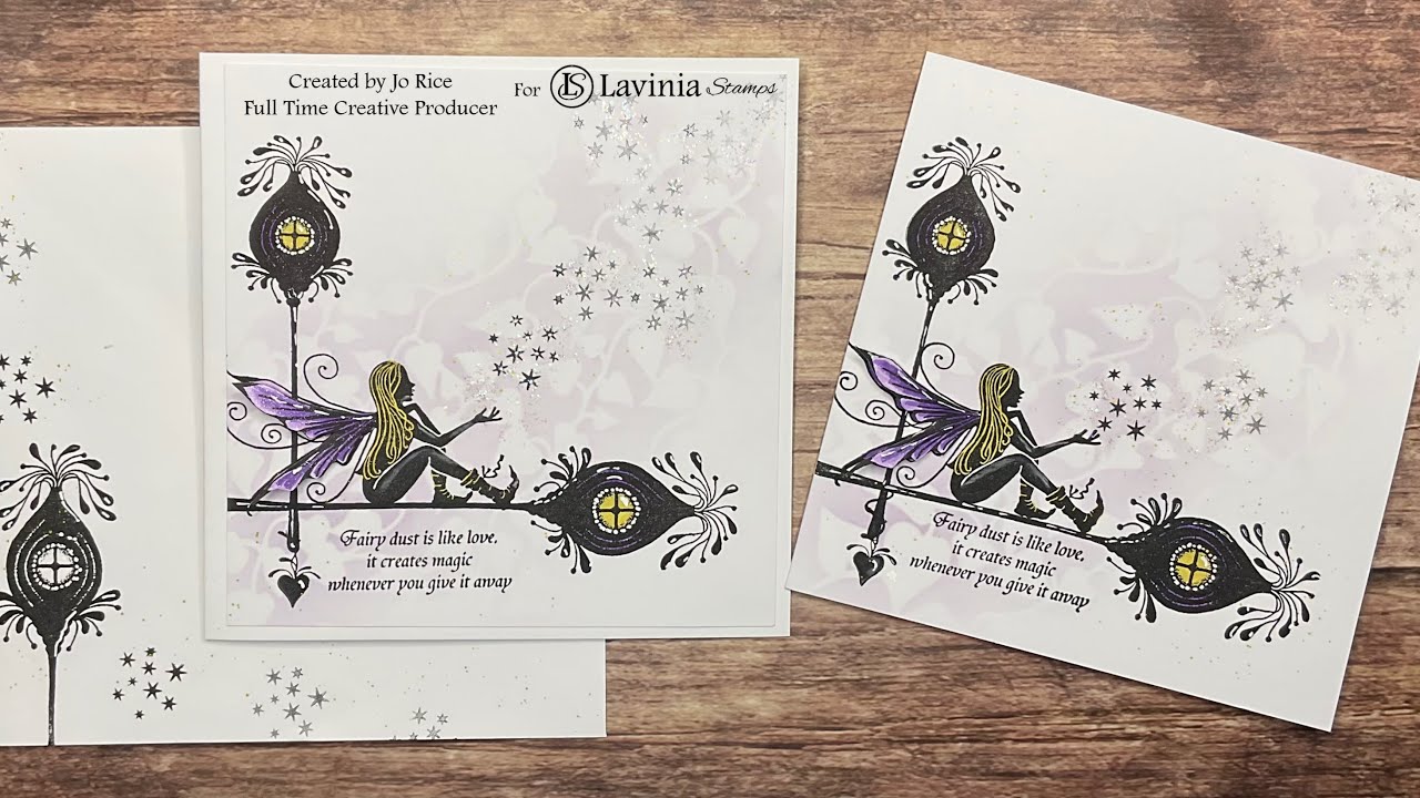 Fabulous Felicity by Jo Rice #laviniastamps #cardmakingvideo