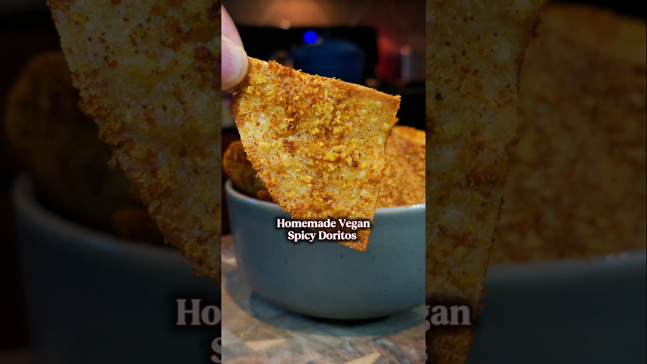 Я приготовила дома веганские острые чипсы Doritos