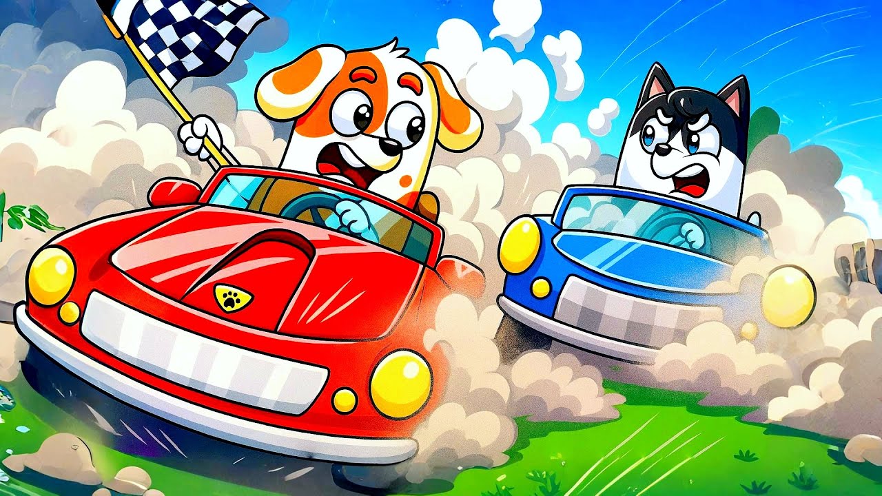 New Animation | BIG Vs SMALL, The AMAZING Race of CARS | Hoo Doo Super Pup Animation
