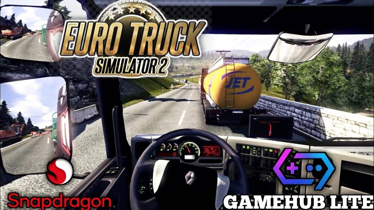 GAMEHUB/GAMEPLAY EURO TRUCK SIMULATOR 2 ON (PC) SNAPDRAGON 680/4GB RAM 