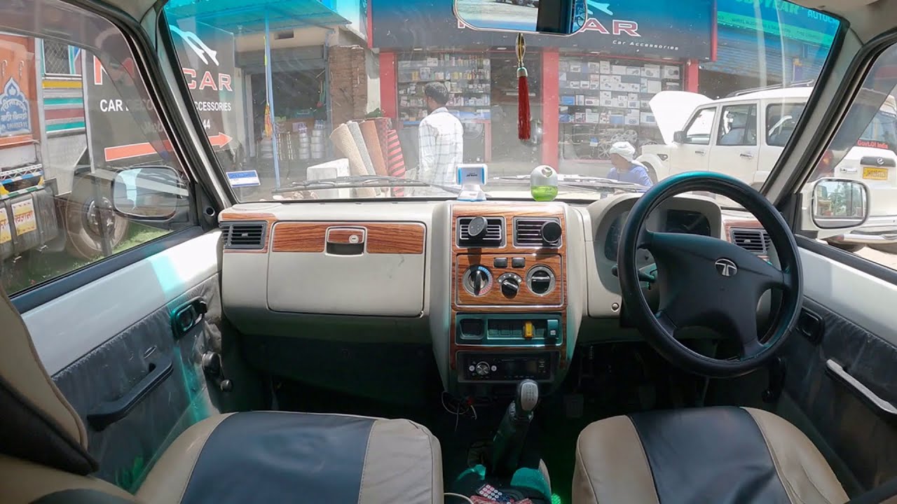 Установка деревянной наклейки на приборную панель | модификация салона | Tata Sumo Gold
