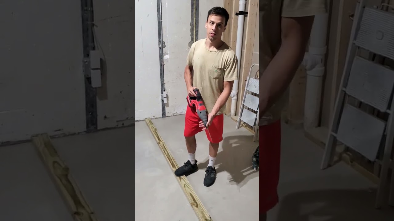 How To Screw A Baseplate To A Concrete Floor!