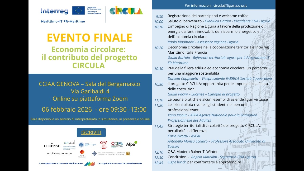 Circula workshop evento finale Genova 6feb25 IT