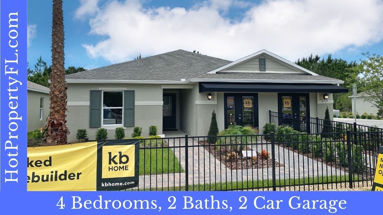 New Model Home Tour | Clermont, FL / Orlando | KB Homes | The Sanctuary 1707 Model | 4 Br, 2 Ba