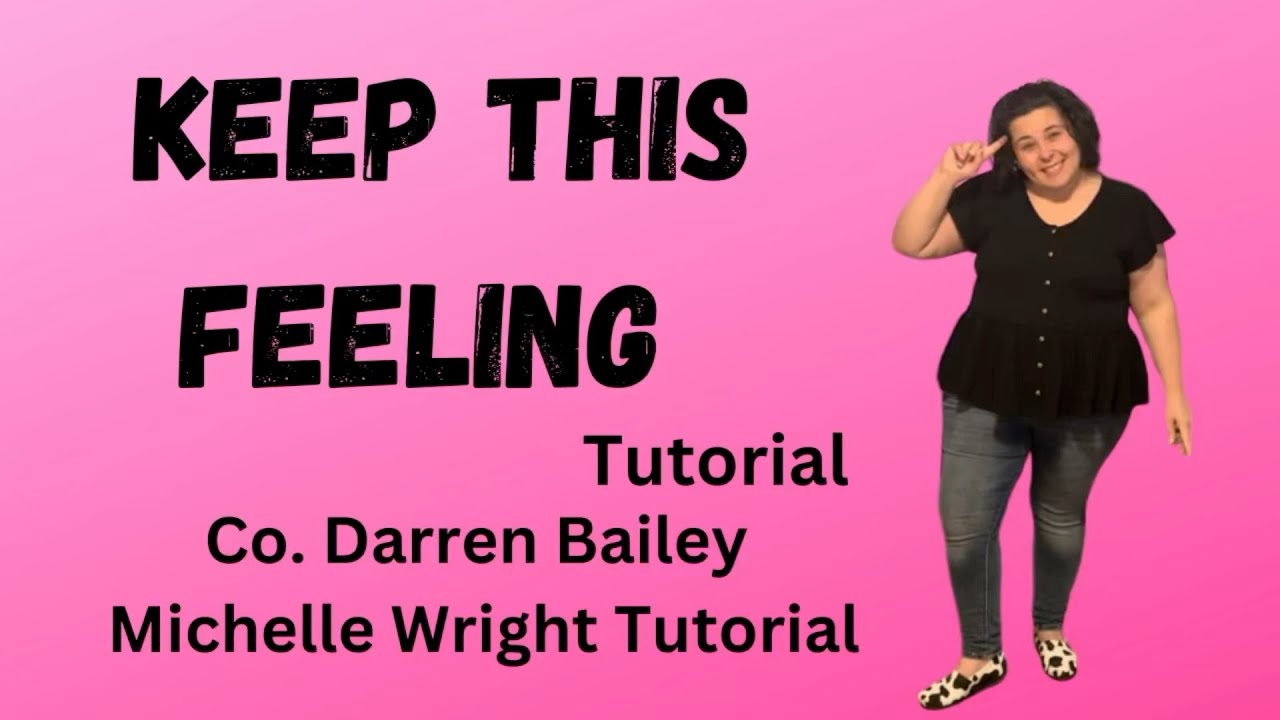 Keep this feeling line dance tutorial intermediate choreography by Darren Bailey
