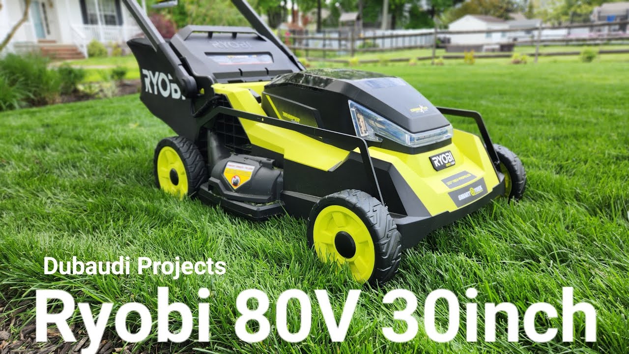2nd Mow! RYOBI (RYPM8010 | RYPM8001) 80V 30 inch brushless battery cordless  -  bagging impressions