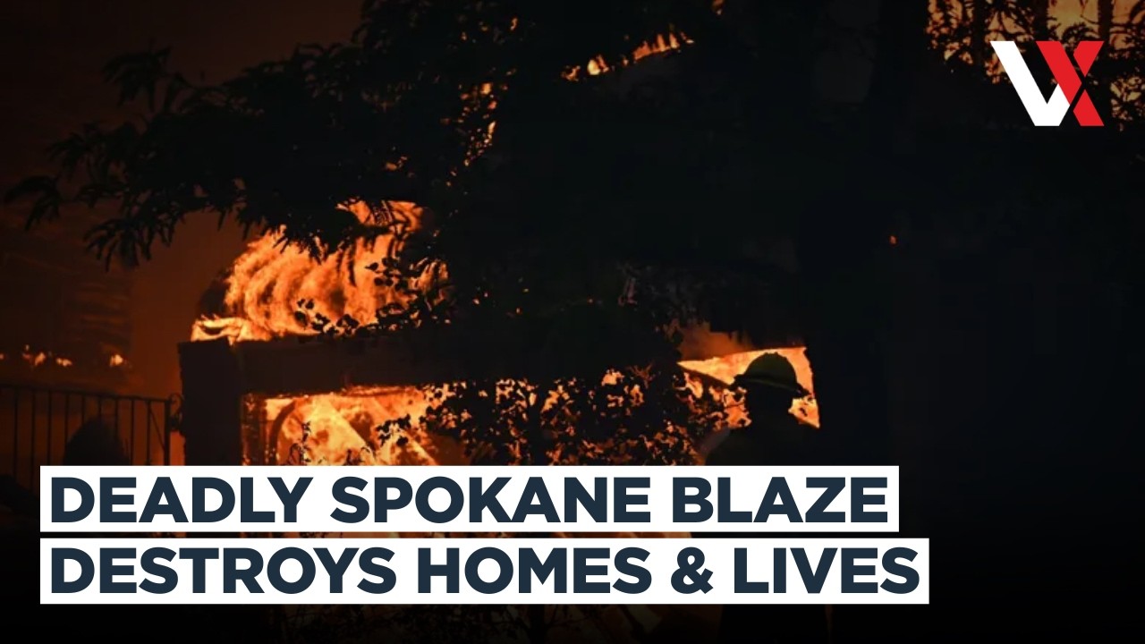 Spokane Wildfire Turns Deadly | Massive Blaze Destroys Structures, Emergency Declared | VERTEX