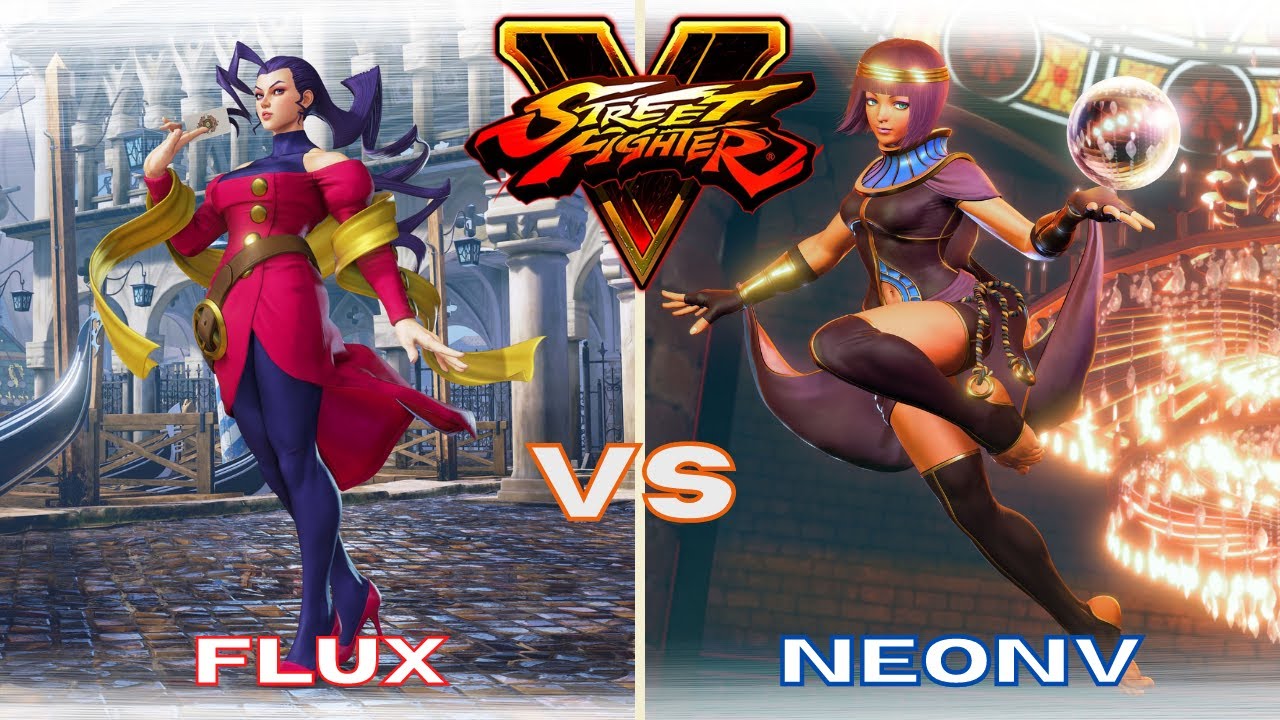 Flux-PC (Rose) vs NeonV_ (Menat) Ranked Match Set (Street Fighter 5 Champion Edition)