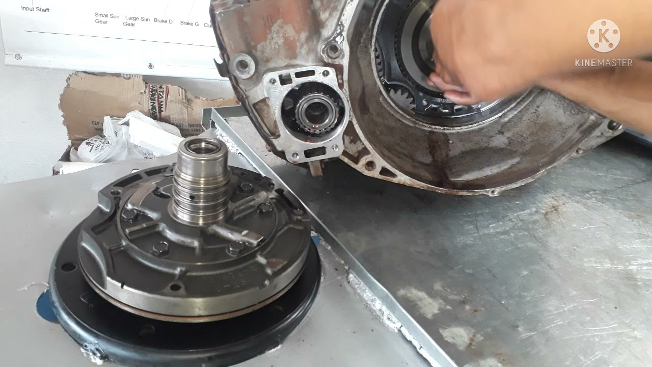 Cambio Automatico 41te,Chrysler Gram Caravam,reforma completa e reparo no motor.