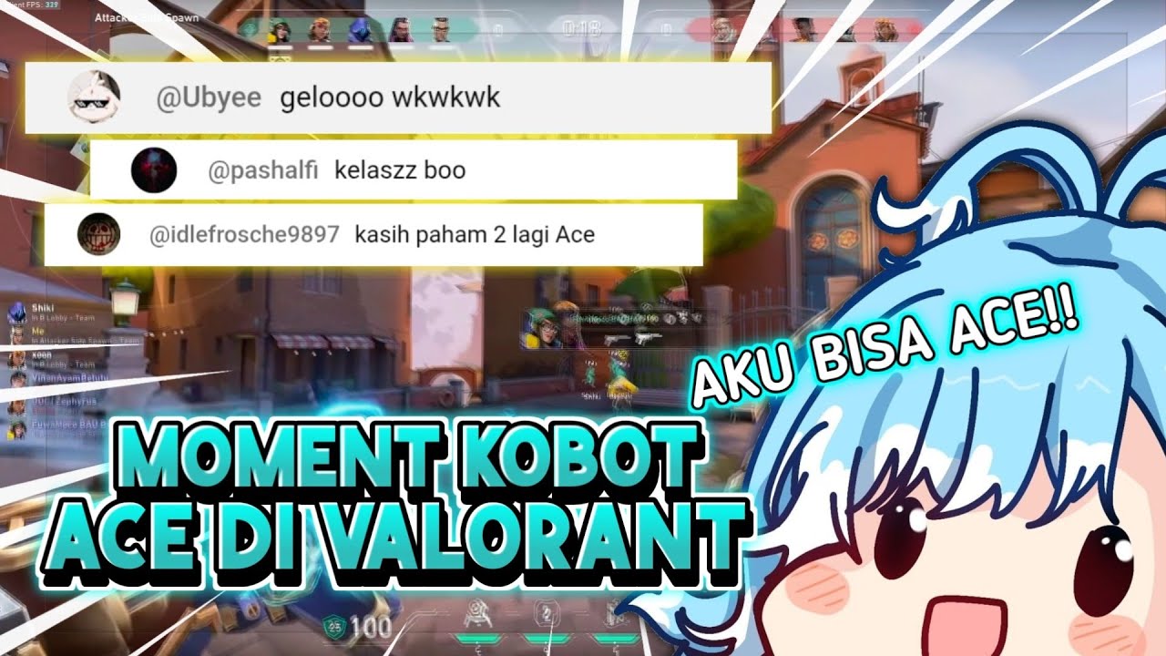 MOMENT KOCAK KOBO ACE DI VALORANT!!😂🤣 - Clip Kobo Kanaeru