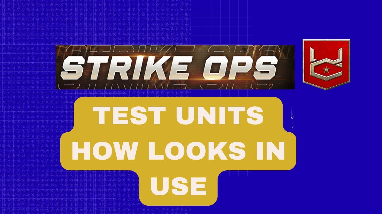 war commander strike ops   test units how looks in use