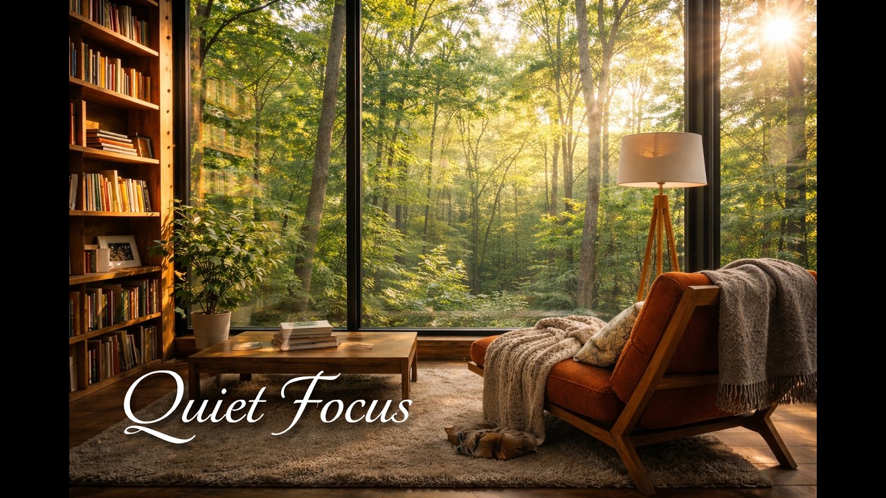Quiet Day 🌿 Daytime Reading & Focus | Calm Ambient Study Background