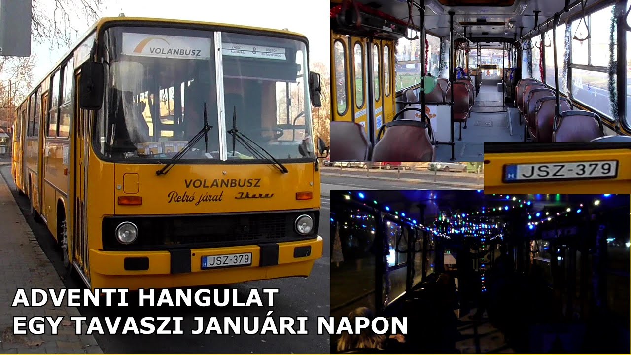 ADVENTI IKARUS Nyíregyházán. Az egyik LEGTOVÁBB FORGALOMBA MARADT RÁNCAJTÓS Adventi pompában