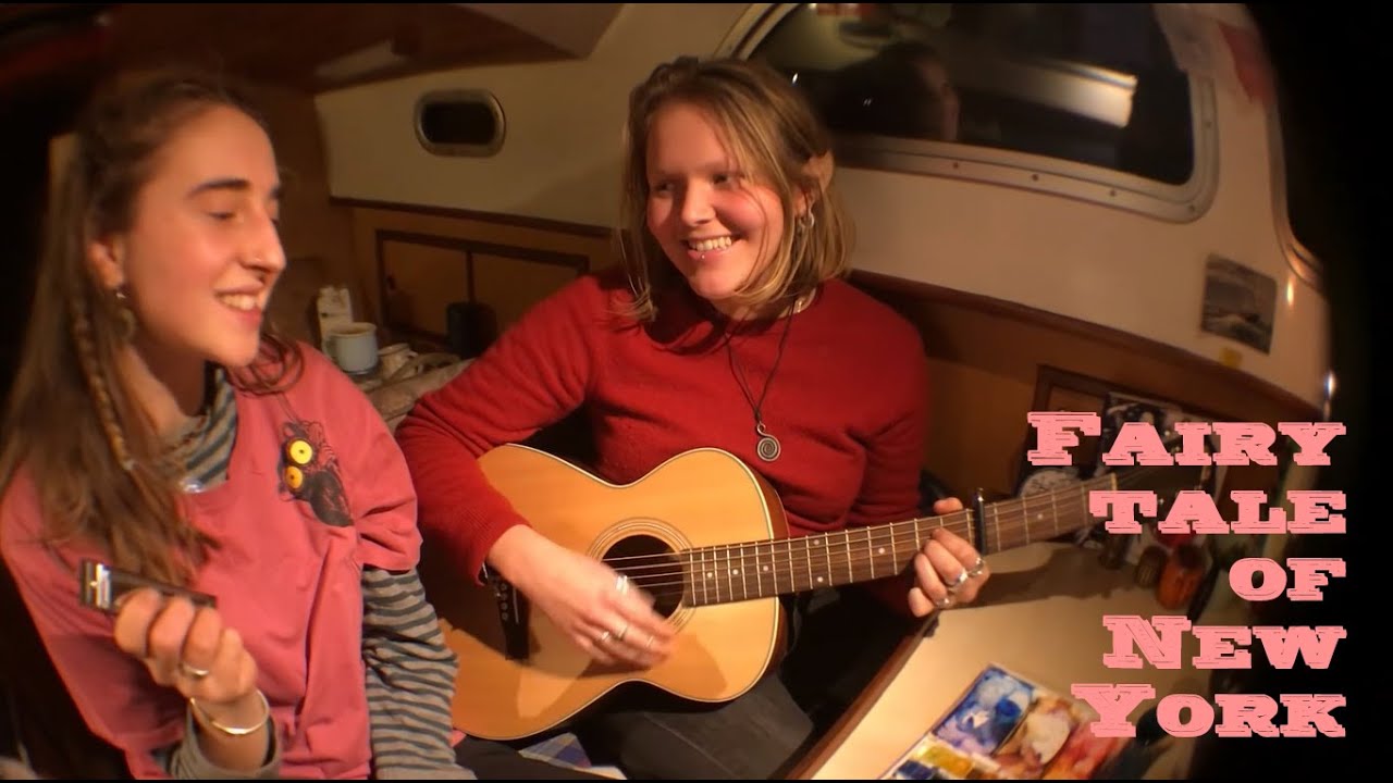 Fairytale Of New York - on The Boat - a cover by Bella and Rumi-Blue