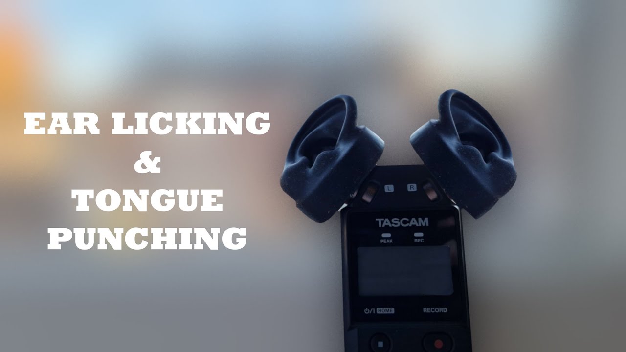 [ASMR TASCAM] Deep Ear Licking & Tongue Punching [NO TALKING]