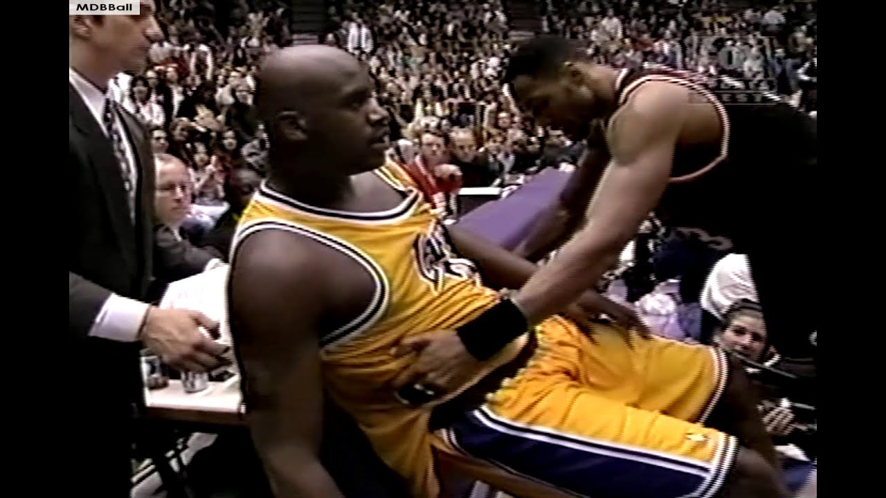 Shaq & Alonzo Mourning Highlights - Heat @ Lakers January 1997