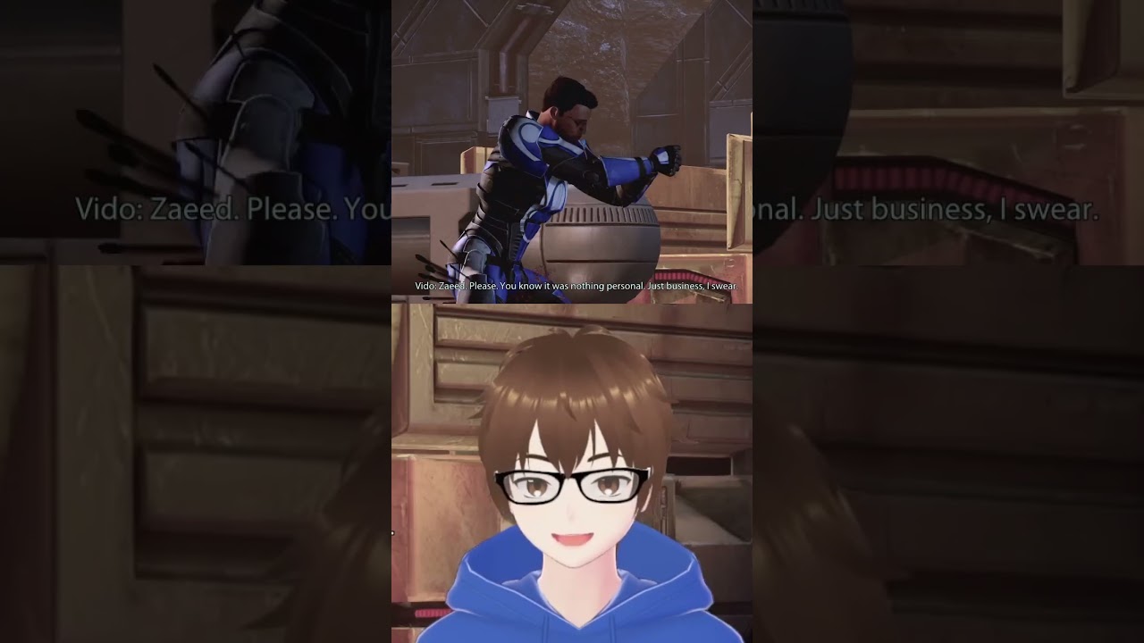 He's cooked extra crispy #masseffect2 #shorts #vtuber