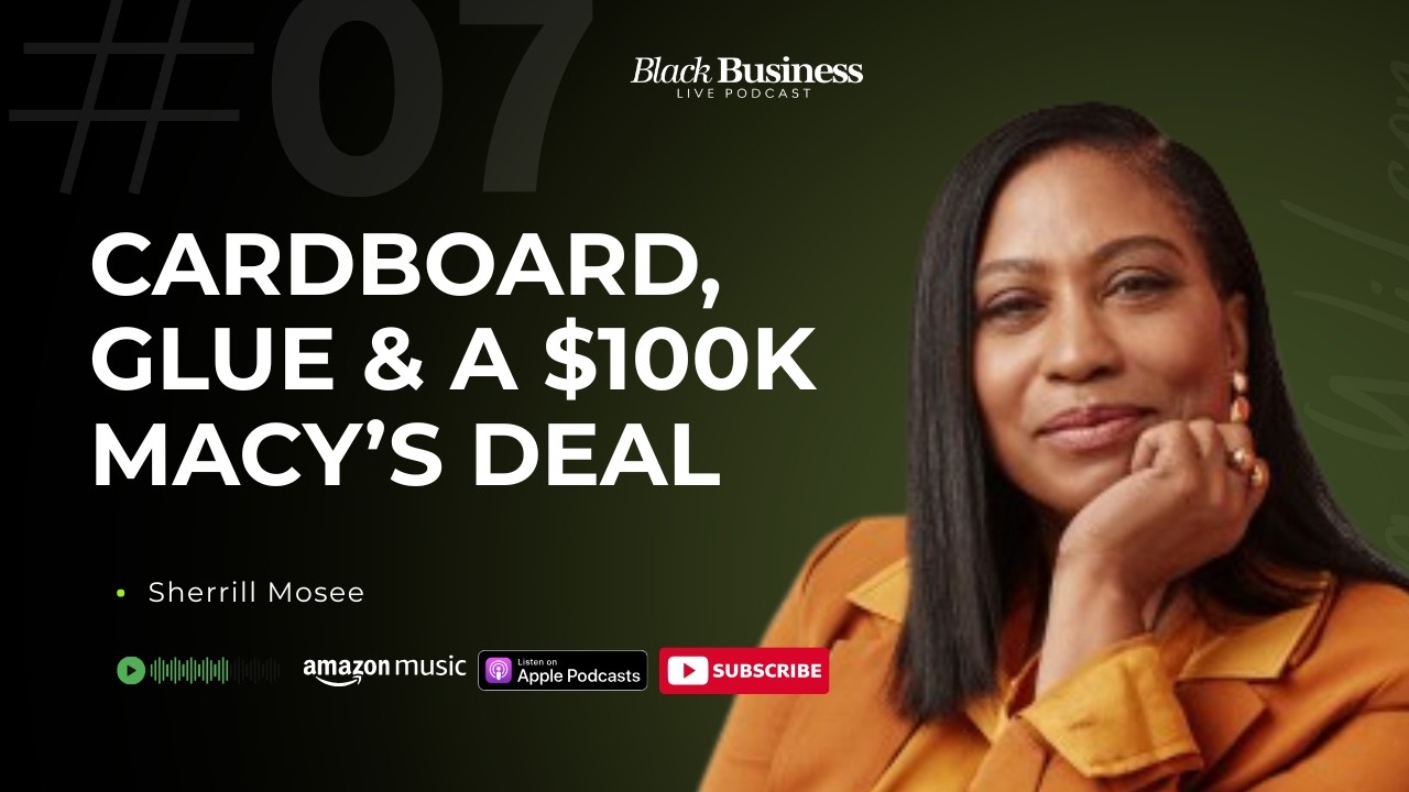 Cardboard, Glue & A $100K Macy’s Deal | Sherrill Mosee (MinkeeBlue)