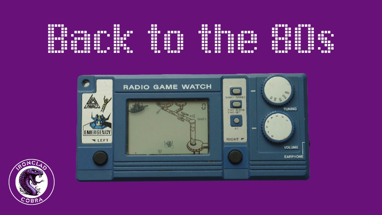 LIWACO Emergency Handheld LCD Game 1980s (Back to the 80s)